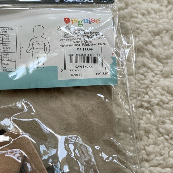 NWT Dopey infant costume - Picture 3 of 4